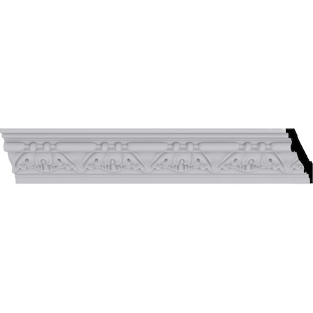 Ekena Millwork 2 5/8"H x 2 5/8"P x 3 5/8"F x 94 1/2"L Tirana Crown Moulding MLD03X03X04TI
